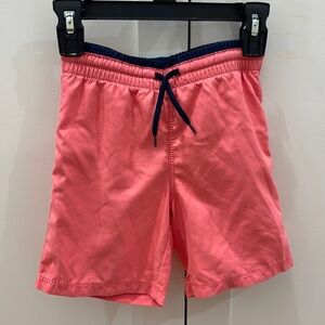 Old Navy boys swim trucks. Size 4t. Color is Coral